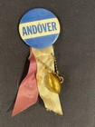 Vintage Phillips Academy Andover Football Pin Button Ribbon Pinback