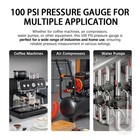 1 Inch Mini Pressure Gauge  0-100 Psi Gauge 1 8    Npt Lower Mount Stainless Steel