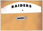 Las Vegas Raiders Full Size Football Helmet Decals With Stripe   Bumpers