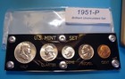 1951 Mint Silver Set Of U s  Coins Lustrous Choice To Gem Brilliant Uncirculated