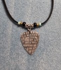 Handmade Pink Floyd Aluminum Guitar Pick Necklace