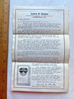 1920s Mailed Advertising  Safe Counsel practical Eugenics  Birth Control  More