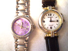 Vintage Lot Of 2 Womens Quartz Wristwatches New Battery