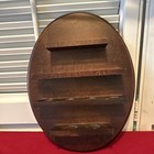 Vintage Wooden Display Thimble Shelves miniature Display Holds 12