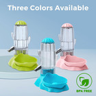 2 In 1 Hamster Feeder Small Animal Water Bottle   Food Bowl Water Dispenser   Fo