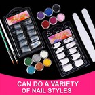 Acrylic Nail Art Kit Nail Tools Decoration  Glitter Powder Tool Tips Brush Set