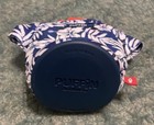 Puffin Drinkwear Sailor Blue Floral  Drink Can Koozie Holder New  Insulated