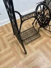 Vintage Cast Iron Sewing Table Base Metal Treadle Machine Singer Stand Old Black