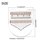 17 Keys Thumb Piano transparent Bear Portable Finger Piano With Carry Box