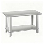 Stainless Steel Commercial Kitchen Work Food Prep Table 60 x30 