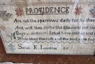 Antique 1800 s Framed Sampler With Alphabet   Numbers   The Poem Providence