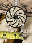 Vintage Spiral Native American Tohono O odham Miniature Horse Hair Basket Pima