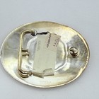 Crumrine Men s Initial P Gold Silver Two-tone Western Belt Buckle Rope Edge Usa