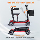 42lbs Foldable 4-wheel Mobility Scooter For Seniors All Terrain Airline Approved