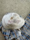 1910s 20s Edwardian Plaid Tall Cotton Knit Stockings Sporting Sock Small Vtg