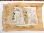 Vtg 1940s Anne Cabot Transfer Pattern Cross Stitch Designs Pattern Floral Basket