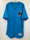 Jerar Encarnacion  74 Miami Marlins Game Used Jersey Spring Training Size  46