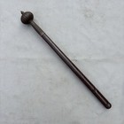 Vintage Orig Mughal Islamic Indo Persian Ceremonial   War Iron   Wood Mace 23   