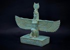 Rare Ancient Egyptian Antiquities Statue Of The Goddess Isis With Open Wings