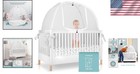 Lightweight Crib Canopy For Safety - Breathable Mosquito Net For Baby Protection