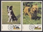 Australia 1980 Dogs Set Of 5 Aspc Maximum Cards