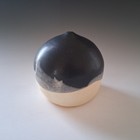 Vintage Studio Art Pottery Modernist Closed Form In Toshiko Takaezu Style