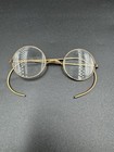 Vintage Surety Pince-nez Glasses W  Leather Case 1890s-1920s Possibly Gold-plate