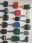 55 Heavy Equipment Keys Caterpillar Skidder Kubota Komatsu John Deere Jcb Cat