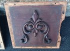 Super Pair Of Victorian Oak Panels W  Applied Carvings 16 5 8  X 15 1 2  X 1 2 