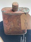 Jacob Bromwell Freedom Flask Hammered Copper 12oz Antique Patina Hand Made New