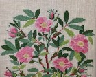Completed Counted Cross Stitch Floral Danish Handcraft Guild G Bengtsson Design