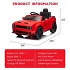 Kids Electric Car Licensed Dodgechallenger Ride On Car 12v Battery Powered Toy