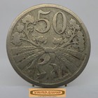 1924 Czechoslovakia 50 Heller -  c56372nq