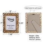 Vintage Picture Frame 5x7 Antique Photo Frame Table Top Display And Wall 