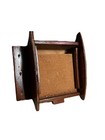 Vtg Mini Rocking Chair Pin Cushion Thread Holder 4 Spools Drawer Scissor Holder
