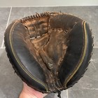Vintage Mizuno Baseball Glove Bull Hide Retro Leather Catcher s Mitt Mvp 31 5  
