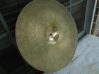 Vintage 1950 s Avedis Zildjian 14-5 8  Small Stamp Thin Cymbal-789g-vg 