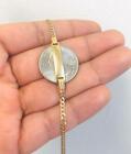 14k Solid Gold Kids Boys Girls Baby Id Bracelet 6    2 5mm  Gold Baby Id Bracelet 