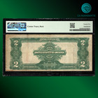 Fr 258 1899  2 Two Dollars Silver Certificate Note  mini Porthole  Pmg 25  27245