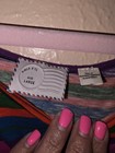 Porridge Anthropologie Multicolor Striped Puff Sleeve Knit Top L