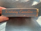 Vintage Penn Birthday Cake Candles Classic Design No  012 White Round 12 Pack