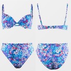 Nwt Swimsuit Bikini Set High Waisted Push Up Cheeky Drawstring Two Piece   