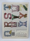 Kitchen Alphabet Needlepoint Pattern Booklet 1983 Leisure Arts Cross Stitch