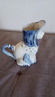 Gzhel Vintage Russian Ussr Porcelain Hand Painted Lion Creamer 6 