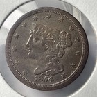 1854 Half Cent In Xf Condition Better Date Coin Xx957