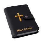 Holy Card Holder 20 Sheets Prayer Card Book Black