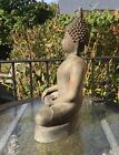Antique Large Bronze Seated Sukhothai Buddha Statue 19th Century