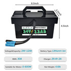 24v 12ah Lithium Battery For Power Wheels 24v Battery For Kids Ride-on Cars Toys