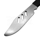 Set Of 3 Aluminum Trainer Knives     Bo-kri  Slotted Blade   Cleaver For Practice