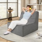 Giant Bean Bag Sofa Chair W high Density One-piece Foam Filling  Comfy Loveseat 